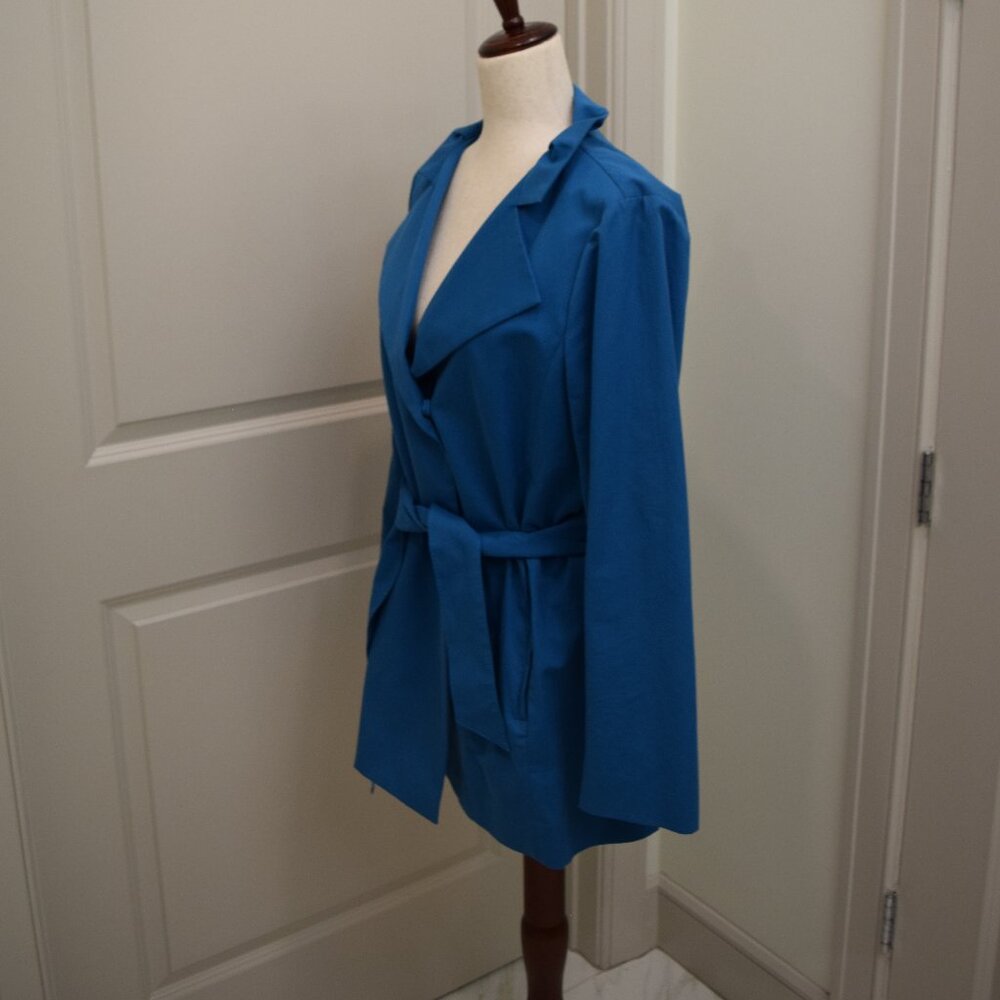 Lavia18 - Blue Wrap Coat - IT46 (US 10/12) - Picture 4 of 7